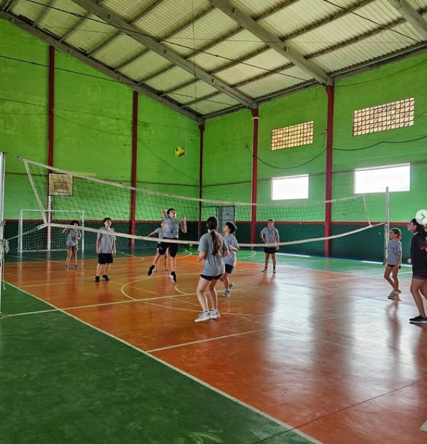 Quadra e área esportiva